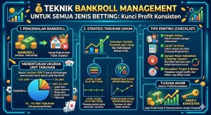 Read more about the article 💰 Teknik Bankroll Management untuk Semua Jenis Betting: Kunci Profit Konsisten